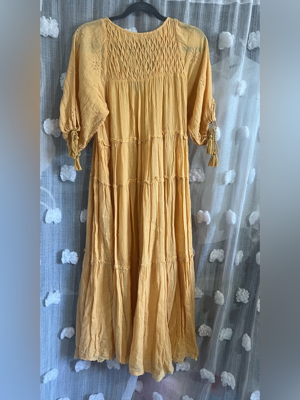 Free People Celestial Skies Midi Dress In yellow - Picture 2 of 6